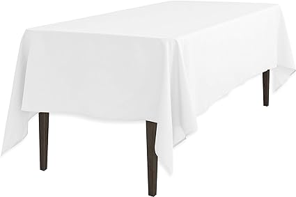 Photo 1 of Pack of 5 Rectangular Tablecloth White