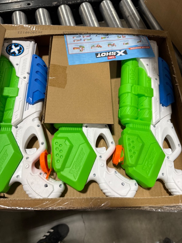 Photo 2 of X-Shot Water Warefare Typhoon Water Blaster (3 Pack) by ZURU, Watergun for Summer, XShot Water Toys, Squirt Gun Soaker, Pump Action Water Toy for Children, Boys, Teen, Men (3 Blasters)