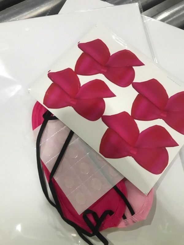 Photo 1 of Pink Girls Party Decorations Girls Birthday Decorations Party Games Pin The Bow on The Girls Head Pin Game for Kids Posters Stickers for Party Favors and Supplies