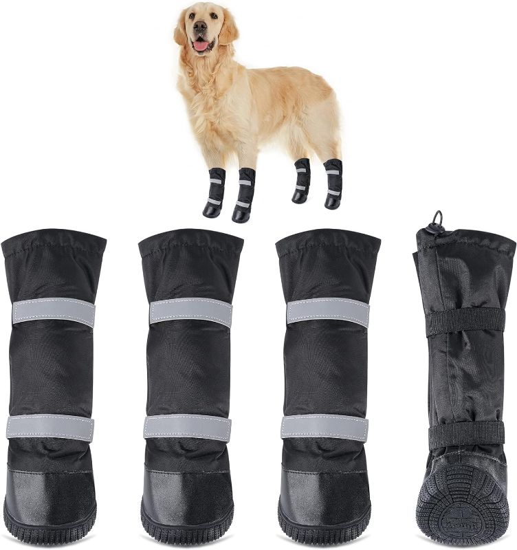 Photo 1 of Hipaw Outdoor Dog Boots Winter Dog Shoes Nonslip for Snow Rain XS