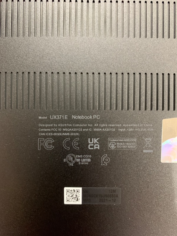 Photo 1 of ASUS ZenBook Flip S13 Slim Laptop, 13.3” 4K OLED Touch, Intel Evo Platform Core i7-1165G7, 16GB RAM, 1TB SSD, Thunderbolt 4, TPM, Windows 11 Pro, AI Noise-Cancellation, Jade Black UX371EA-XH76T Core i7-1165G7 16 GB 1 TB Windows 11 Pro