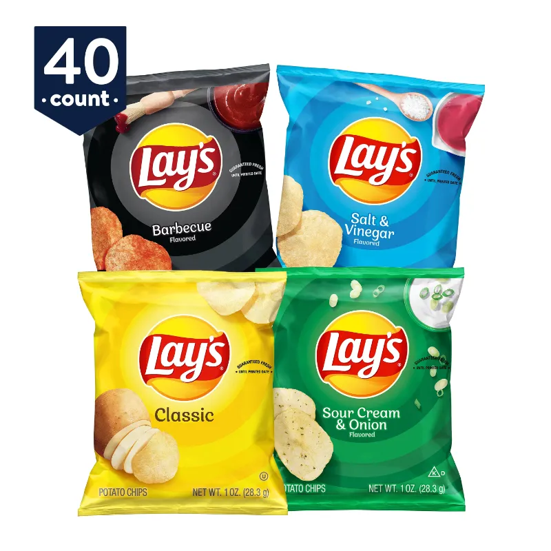 Photo 1 of Lay's Potato Chips Variety Pack, 1 oz Bags, 40 Count BB JULY 16 2024