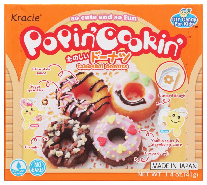 Photo 1 of Kracie Popin' Cookin' Diy Candy for Kids, Donut Kit, 1.44 Ounce BB 8/2/2024