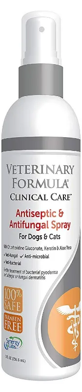Photo 1 of Veterinary Formula Clinical Care Antiseptic & Antifungal Spray, for Dogs & Cats - 8 fl oz EXP 2025