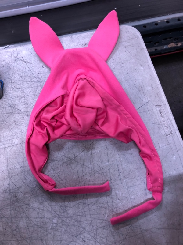 Photo 2 of Bob's Burgers Louise Cosplay Pink Bunny Ears Hat, Pink
