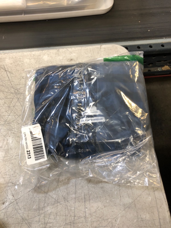Photo 2 of Amazon Essentials Men's Long-Sleeve Flannel Shirt (Available in Big & Tall) Medium Black Blue Buffalo Plaid