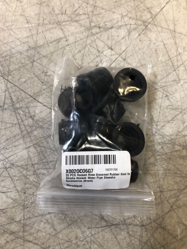 Photo 1 of 20 PCS Hookah Hose Grommet Rubber Seal for Shisha Hookah Water Pipe Sheesha Accessories