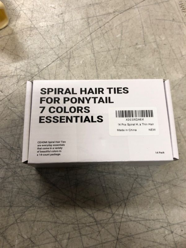 Photo 2 of 14 Pcs Spiral Hair Ties|Hair Tie Tools for Thick Thin Hair-Unique Hair Braid Maker, Hair Coils Accessories for Women Girls