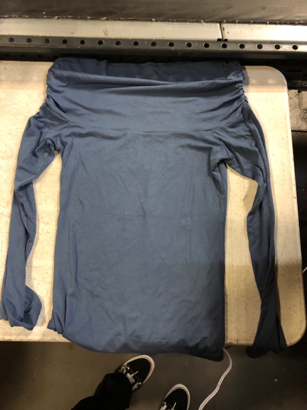 Photo 1 of Blue Long Sleeve Top Large 