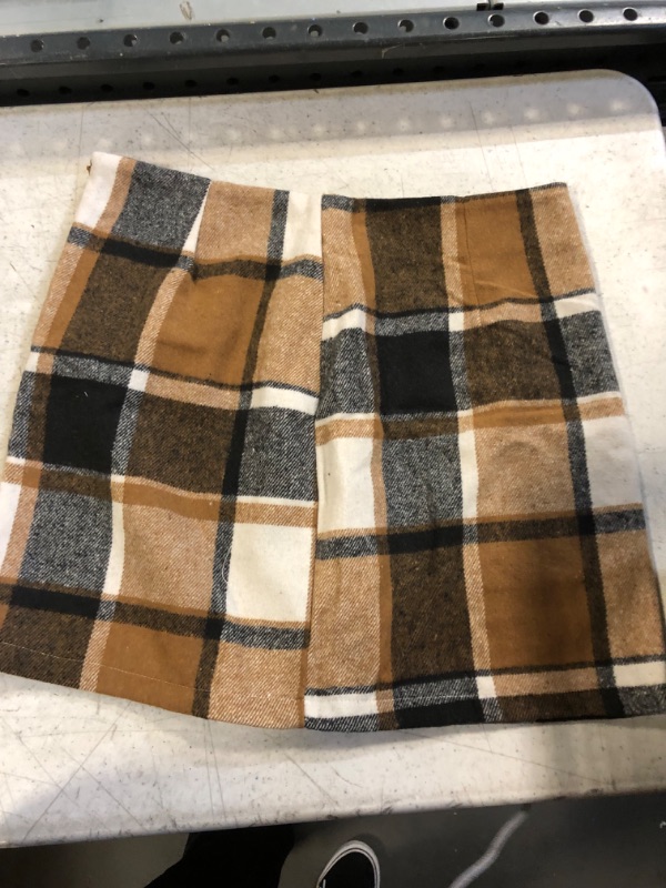 Photo 1 of Brown Plaid Skirt XL