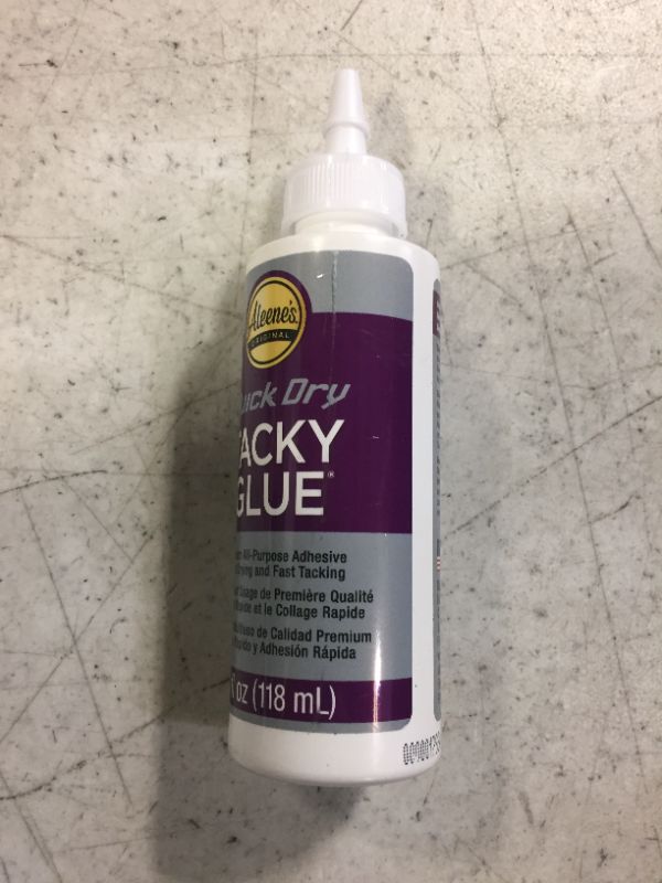 Photo 2 of Aleene's Quick Dry Tacky Glue 4oz, School Glue Supplies, Fast Dry Adhesive 4 FL OZ Glue