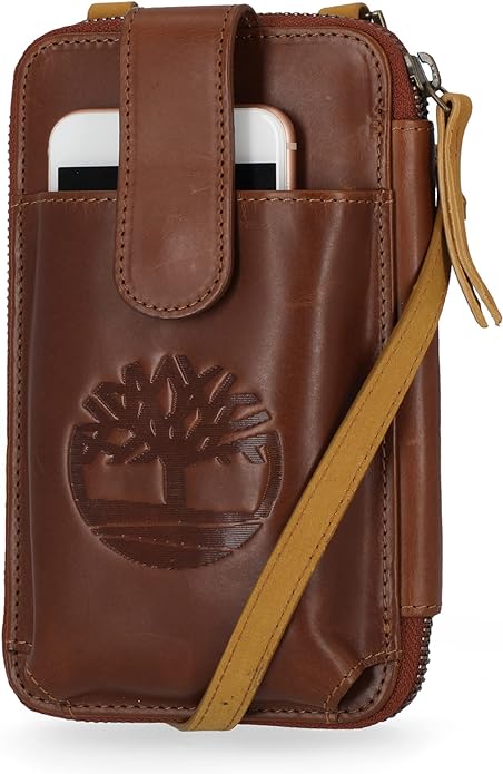 Photo 1 of Timberland Women's RFID Leather Phone Crossbody Wallet Bag
