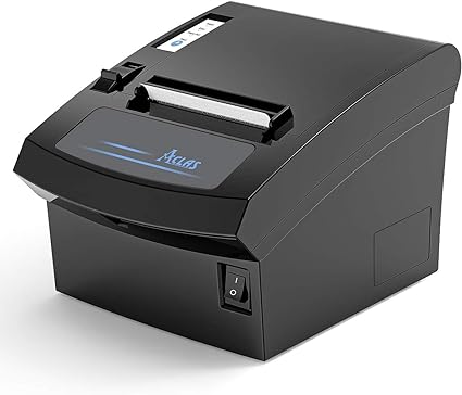 Photo 1 of Aclas 3'1/8 Thermal Receipt Printer 80mm w/Auto Cutter Cash Drawer ESC/POS Windows for Bill POS Receipt Printers (10 inches/sec, USB + D9 Serial Port)