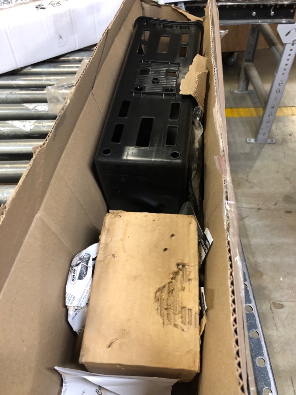 Photo 1 of Plastic Newspaper Delivery Tube Box Receptacle & Mounting Bracket, Black