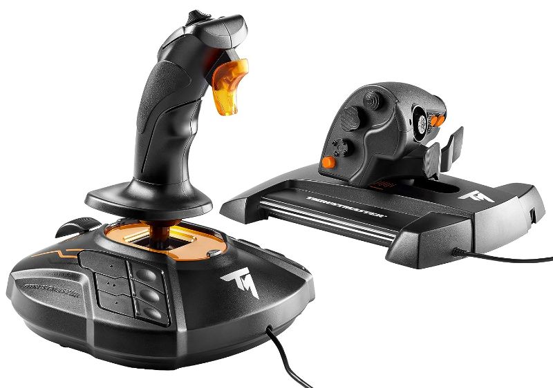 Photo 1 of Thrustmaster USB T.16000M FCS HOTAS with Flight Controller & Throttle (Windows)
