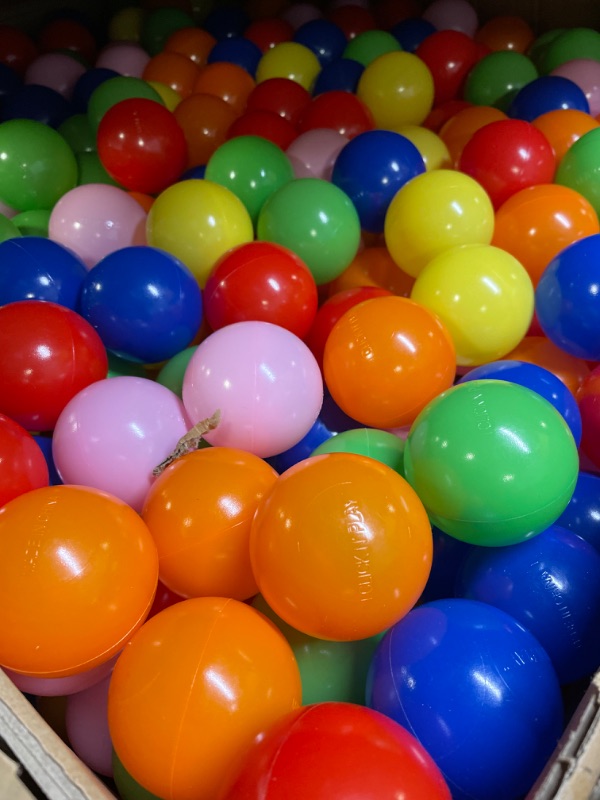 Photo 2 of Click N' Play Phthalate Free & BPA Free, Crush Proof Ball Pit Balls, Bulk 1000 pack