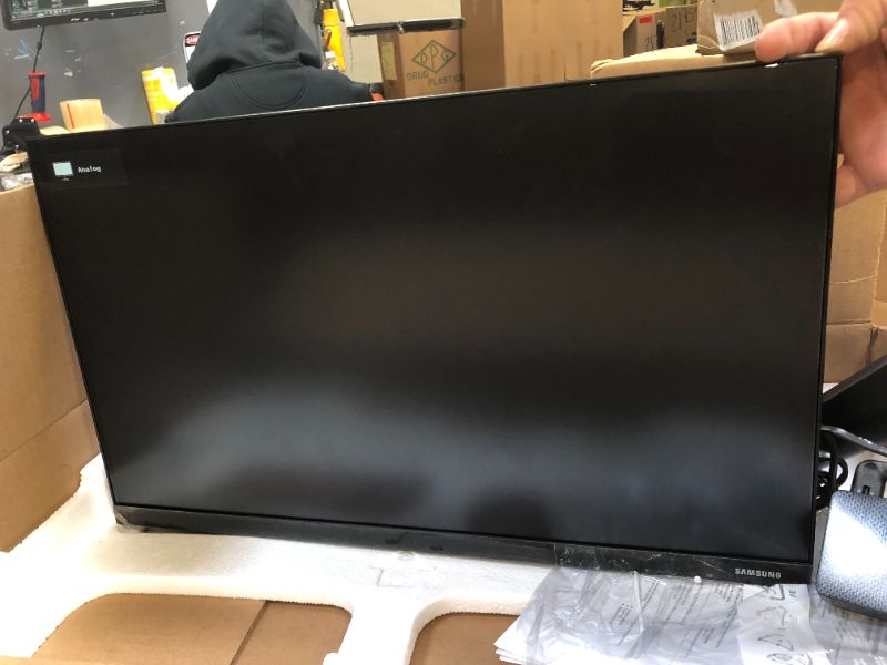 Photo 1 of SAMSUNG T350 Series 22-Inch FHD 1080p Computer Monitor, 75Hz, IPS Panel, HDMI, VGA (D-Sub), 3-Sided Border-Less, FreeSync (LF22T350FHNXZA)