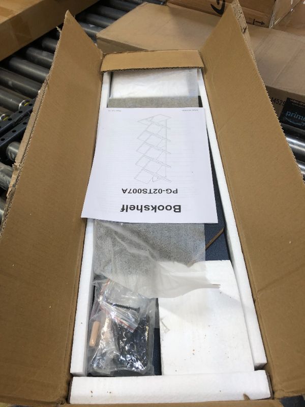 Photo 1 of Yusong Tree Bookshelf, 9-Tier Book Tree Shelf Bookcase for Living Room Bedroom, Floor Standing Magazine CD Organizer Rack for Home Office, Black 9 Tier Black