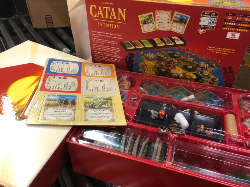 Photo 4 of CATAN 3D Edition Board Game | Strategy Game with Immersive 3D Tiles | Adventure Game | Family Game for Adults and Kids | Ages 12+ | 3-4 Players | Average Playtime 60-90 Minutes | Made by CATAN Studio 1. Standalone Catan: 3D Edition