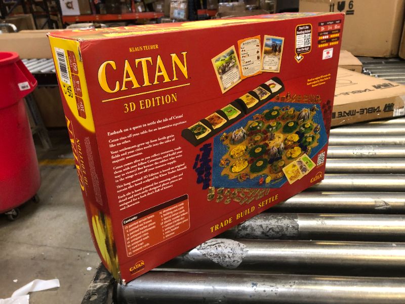 Photo 5 of CATAN 3D Edition Board Game | Strategy Game with Immersive 3D Tiles | Adventure Game | Family Game for Adults and Kids | Ages 12+ | 3-4 Players | Average Playtime 60-90 Minutes | Made by CATAN Studio 1. Standalone Catan: 3D Edition