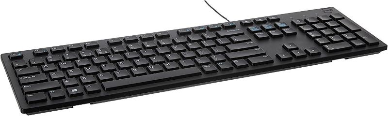 Photo 1 of Dell Wired Keyboard - Black KB216 (580-ADMT)
