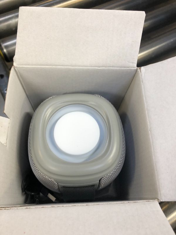 Photo 2 of Biconic Oval Portable Bluetooth Speaker in Grey Waterproof Speakers 360° HD Surr
