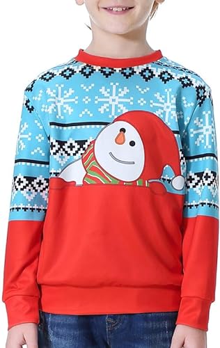 Photo 1 of BesserBay Christmas Kids Ugly Long Sleeve Funny Sweatshirt 4-14 Years
med