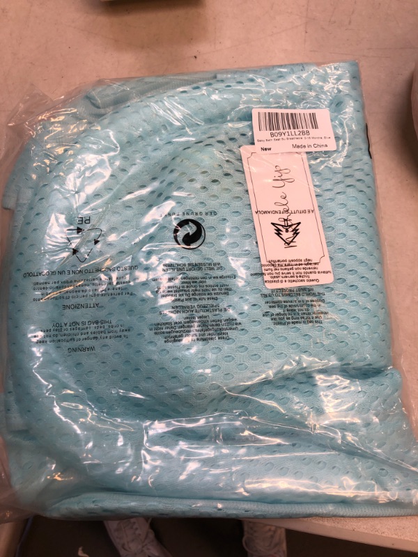 Photo 1 of Baby Bath Seat Support Net Soft Headrest Baby Bath Cushion Pad, Breathable Newborn Infant Bathtub Shower Mesh Mat, Adjustable Pad Portable Anti-Slip Bath Sling 0-18 Months, Deepblue(NoTUB)