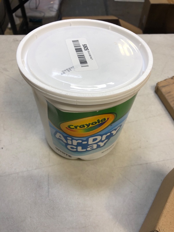 Photo 2 of Crayola Air Dry Clay for Kids, Natural White Modeling Clay, 5 Lb Bucket [Amazon Exclusive]