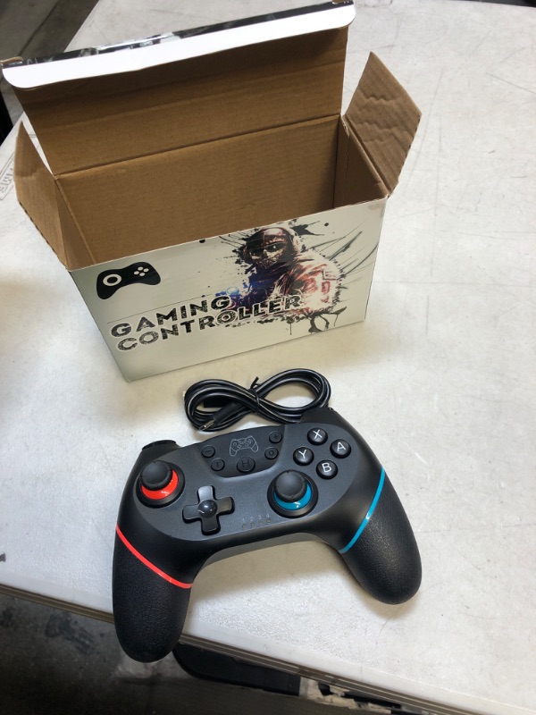 Photo 2 of [2022 New Version] CuleedTec Wireless Switch Controller, Switch Pro Controller Compatible with Switch/Switch Lite, with Gyro and Gravity Sensor, Dual Shock and Turbo Function with Charging Cable