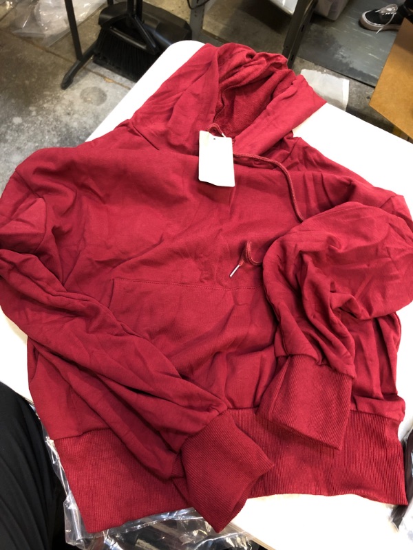 Photo 1 of hoodie- burgandy - size xl 