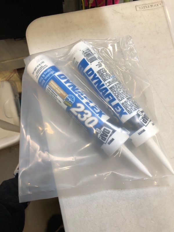 Photo 1 of  2 pack 
10.1 oz Dap 18300 White Dynaflex 230 Premium Window, Door, and Trim Sealant