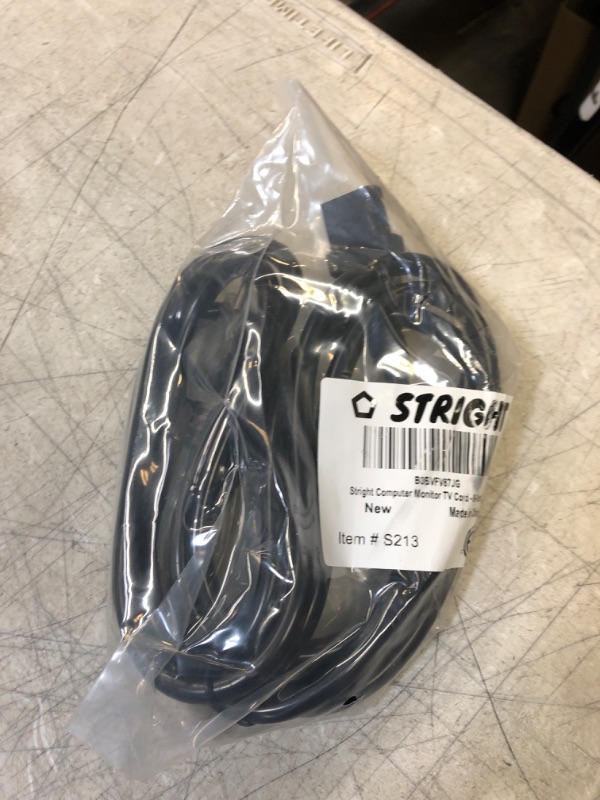 Photo 2 of 8FT Power Cord (NEMA 6-15P to C13) for Replacement Bitmain Antminer APW3++ Bitcoin Crypto Miners Digital Ballasts and and Other ASIC Miners, 16/3 Power Cable Black