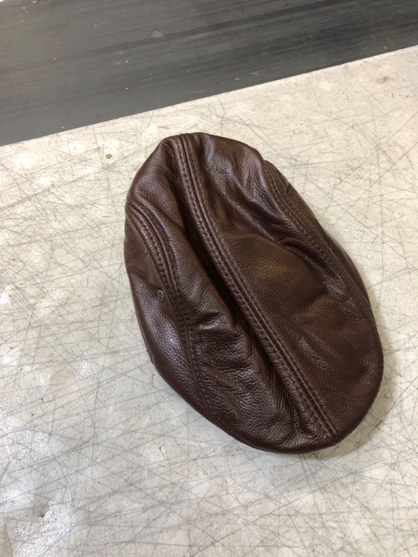 Photo 2 of BROWN ENGLISH LEATHER CAP 