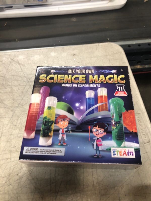 Photo 2 of Hapinest Science Magic Kit Gifts for Kids Boys and Girls Ages 6 7 8 9 10 11 12 Years Old | Hands On Chemistry Set Experiments