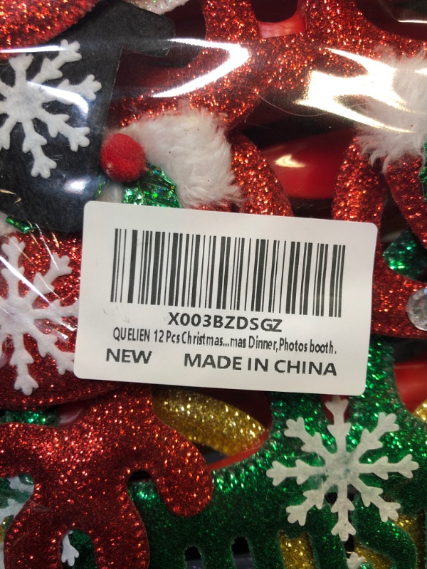 Photo 1 of 12PCS CHRISTMAS PARTY SUPPLIES GLASSES 