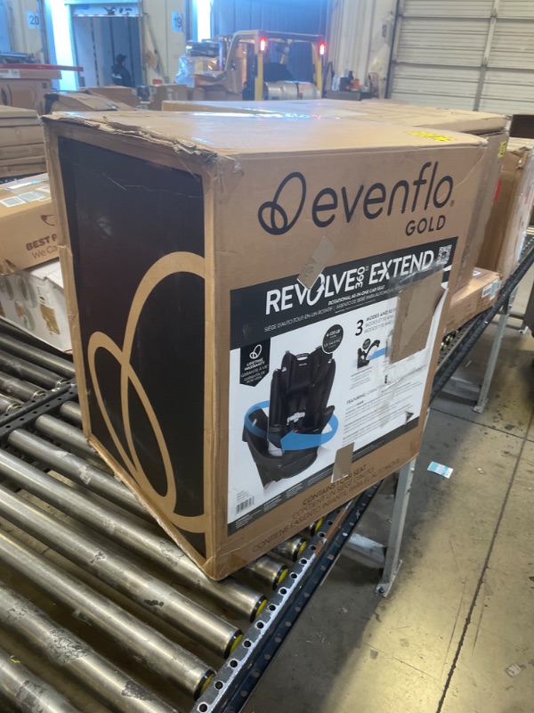 Photo 2 of Evenflo Gold Revolve360 Extend All-in-One Rotational Car Seat with SensorSafe (Onyx Black) Revolve Extend Onyx Black