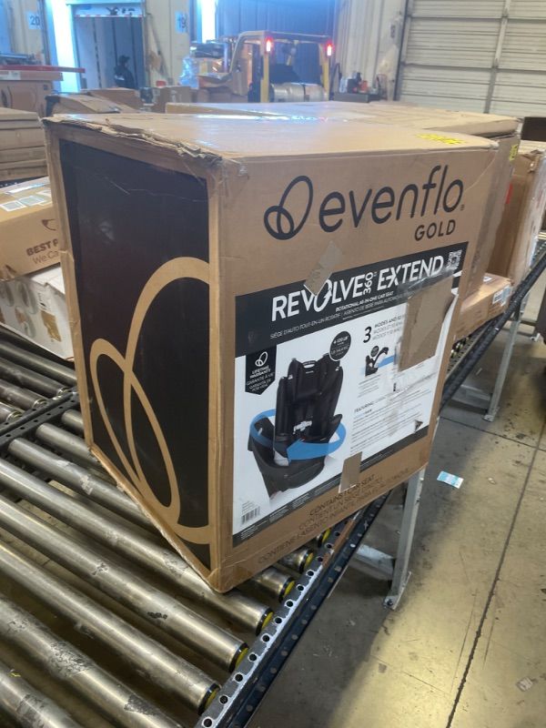 Photo 3 of Evenflo Gold Revolve360 Extend All-in-One Rotational Car Seat with SensorSafe (Onyx Black) Revolve Extend Onyx Black