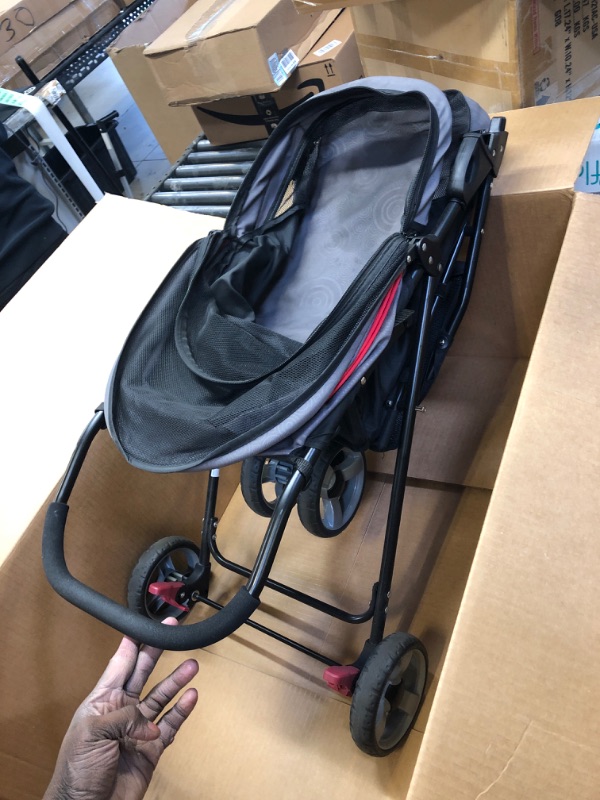 Photo 3 of Gen7Pets Gray Shadow Regal Plus Pet Stroller Dark Gray