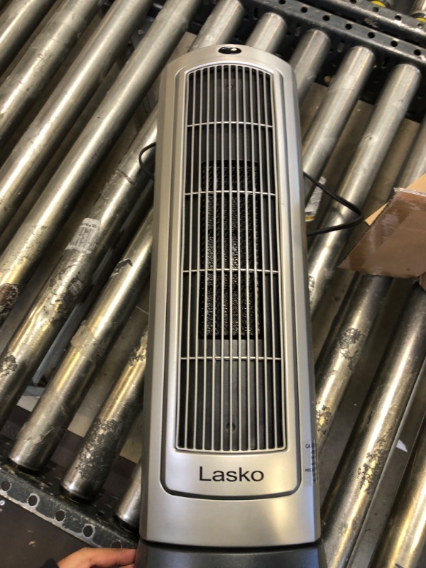 Photo 2 of Lasko 1500W Digital Ceramic Space Heater with Remote, 755320, Silver