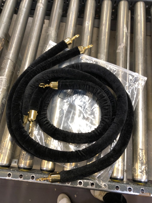 Photo 1 of 3 Pack Black Velvet Ropes 