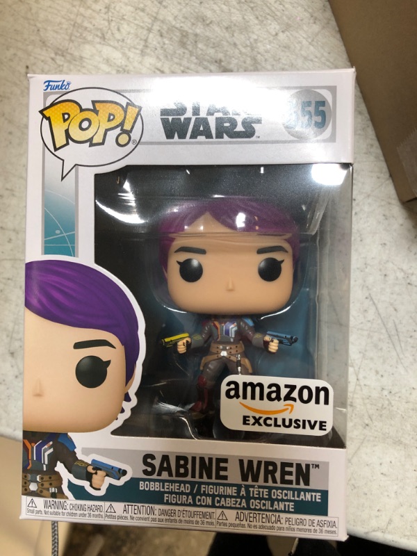 Photo 2 of Funko Pop! Star Wars: Ahsoka - Sabine Wren Glow in The Dark, Amazon Exclusive