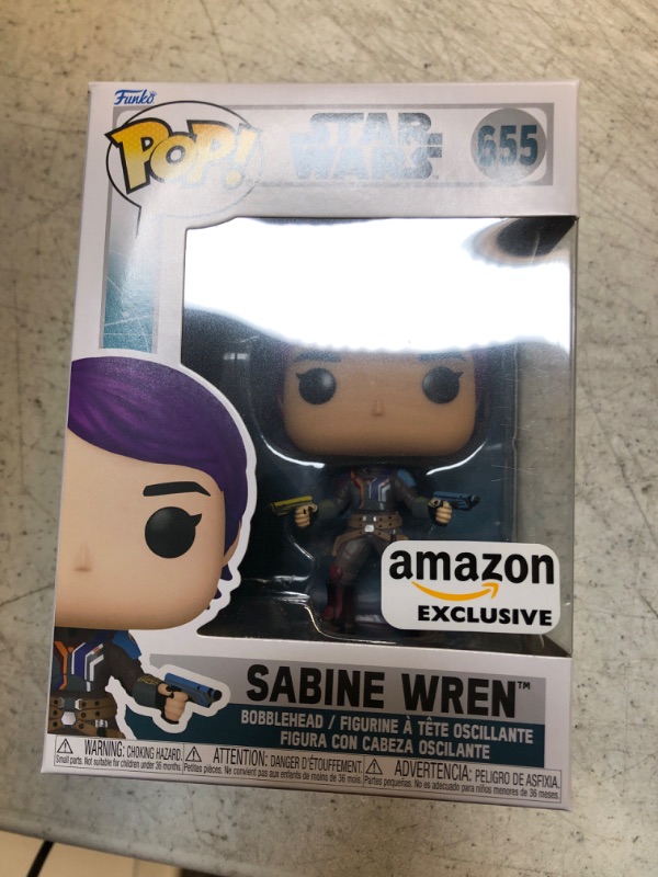 Photo 2 of Funko Pop! Star Wars: Ahsoka - Sabine Wren Glow in The Dark, Amazon Exclusive