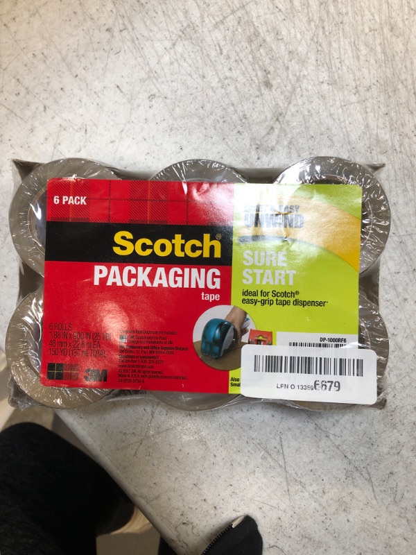 Photo 1 of 6 pack scotch tape packaging tape