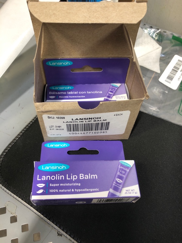 Photo 1 of 2 pack lansinoh lip balm