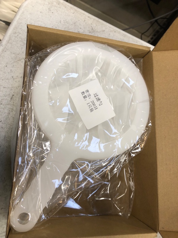 Photo 1 of 5 Piece Kitchen Fine Nylon Mesh Strainer?Nylon Food Juice Strainer?Yogurt Mesh Sieve Plastic Mesh Colander?Perfect for Filtering Soy Milk, Coffee, Honey, and Wine?80/100/200/300/400 Mesh?