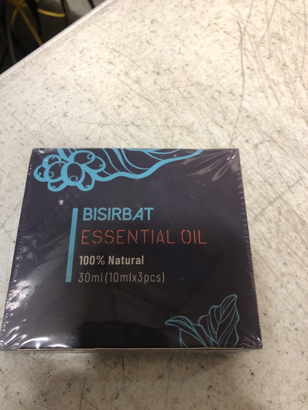Photo 2 of Bisirbat Essential Oil Set,Essential Oil, Aromatherapy Oils for Massage, Skin Care, Home,Yoga - Fragrance Gift for Women and Men,Pack 3 x 0.34 fl.oz