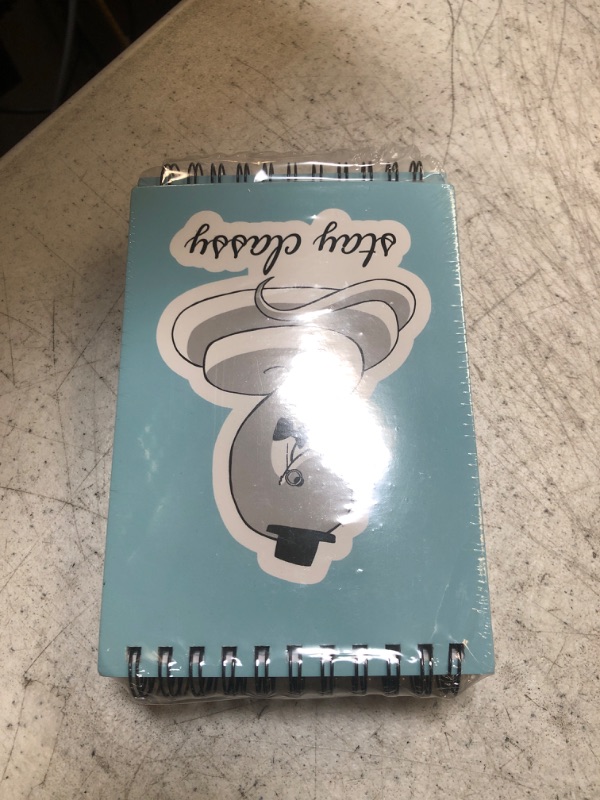 Photo 1 of TWWannabe “Stay Classy”- 4 Pack Animal Spiral A6 Lined Notebook, Hard Cover, Pastel Colors, 100 Pages (
