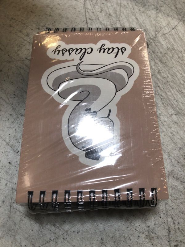Photo 1 of TWWannabe “Stay Classy”- 4 Pack Animal Spiral A6 Lined Notebook, Hard Cover, Pastel Colors, 100 Pages (Beige)