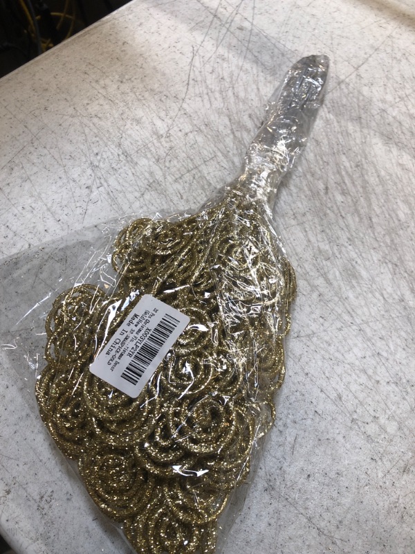 Photo 2 of 32 Pcs Gold Glitter Christmas Picks Christmas Tree Filler Branches, Candy Christmas Tree Sticks for Xmas Floral Picks Sprays Crafts Party Festive Home Tree Decorations